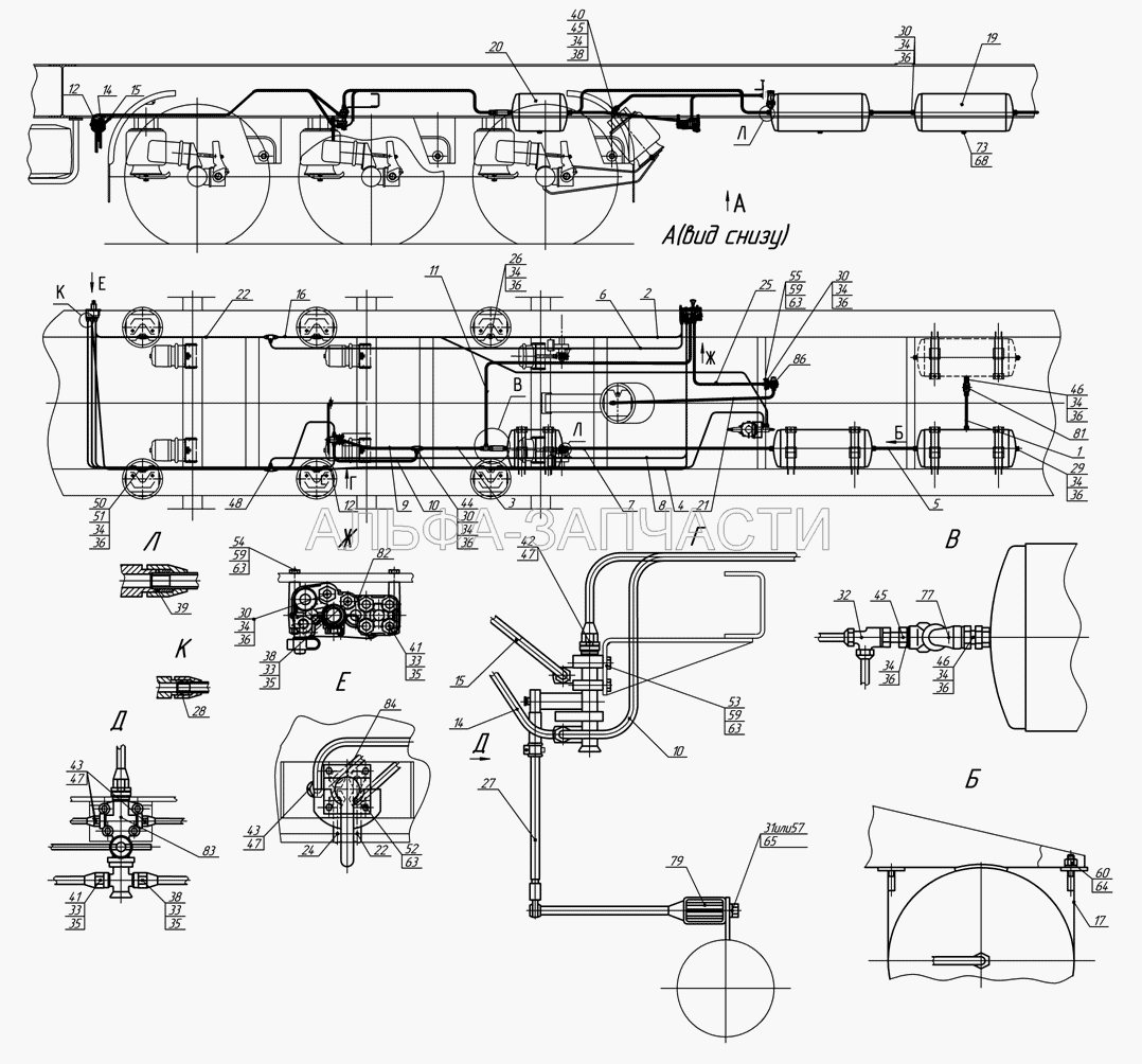 93341-3500010-07 Управление пневмоподвеской (864892 Тройник ввертный) 